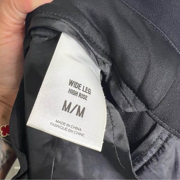 High Waisted Belted Paperbag Wide Leg Pant NWOT - Picture 6 of 7